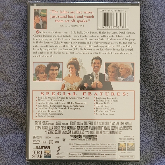 NWT Steel Magnolias DVD Movie - Picture 2 of 2